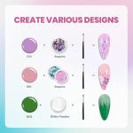 Beetles 34pc Gel Nail Polish Set with UV Light