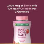 Nature's Bounty Hair, Skin & Nails Gummies 200 Count