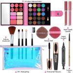 32-Color Makeup Kit with Brushes and Accessories
