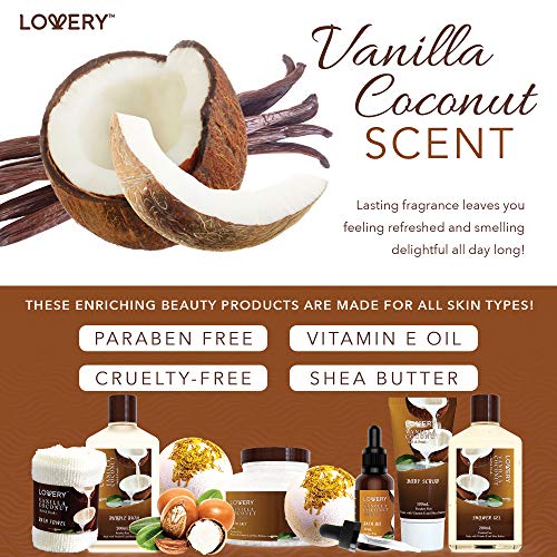 Vanilla Coconut Bath & Body Gift Basket