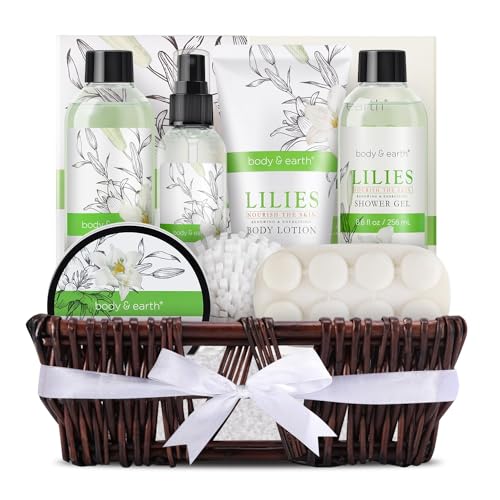Lily Spa Gift Basket for Relaxation and Pampering