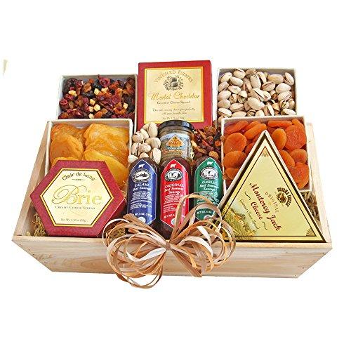 Delicious Meat and Cheese Gift Basket