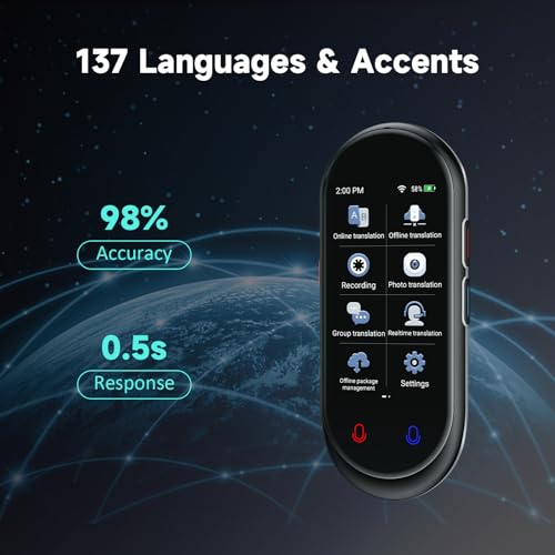 VORMOR ChatGPT Language Translator Device – 138 Languages