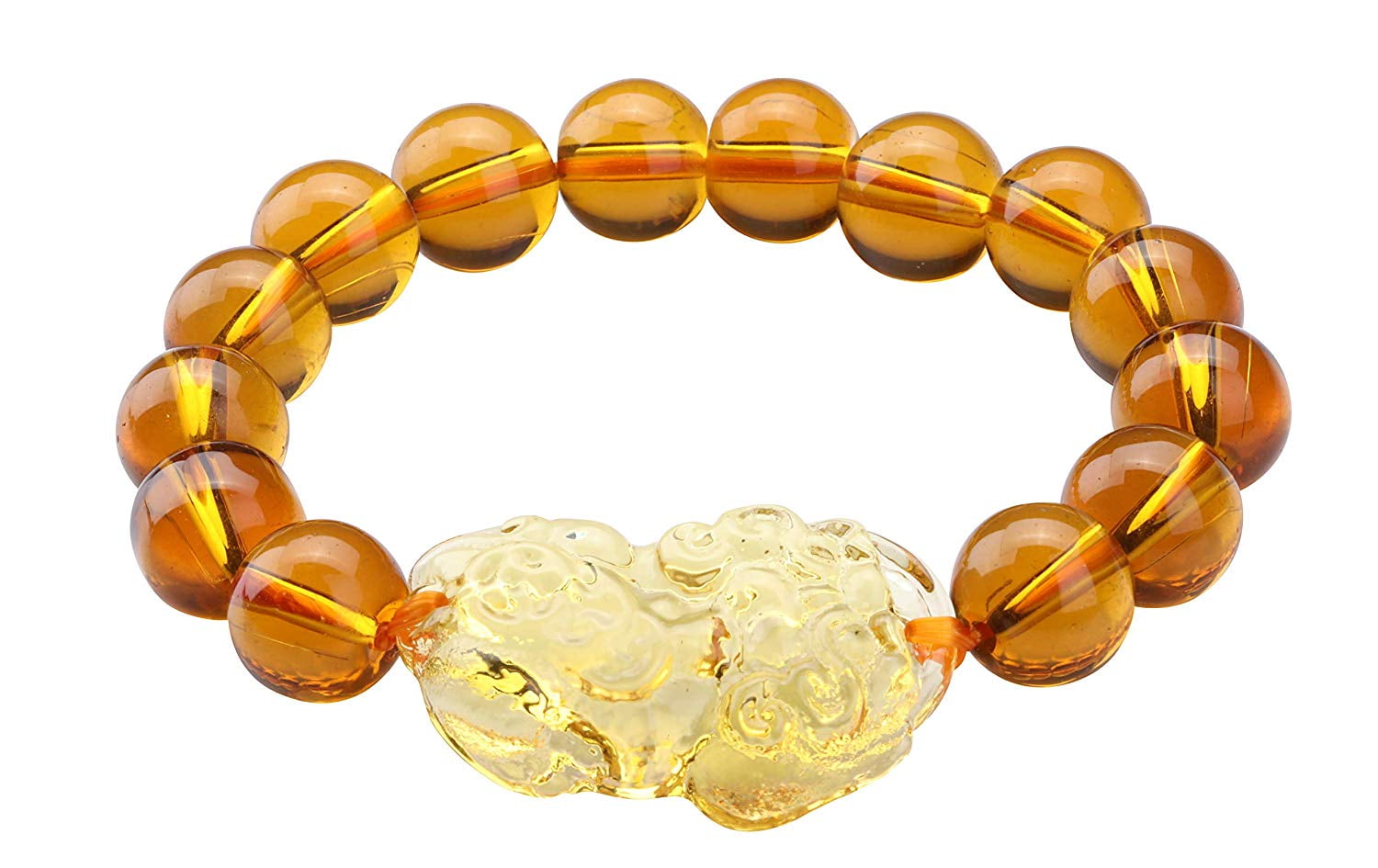 Citrine Crystal Bracelet for Wealth and Luck