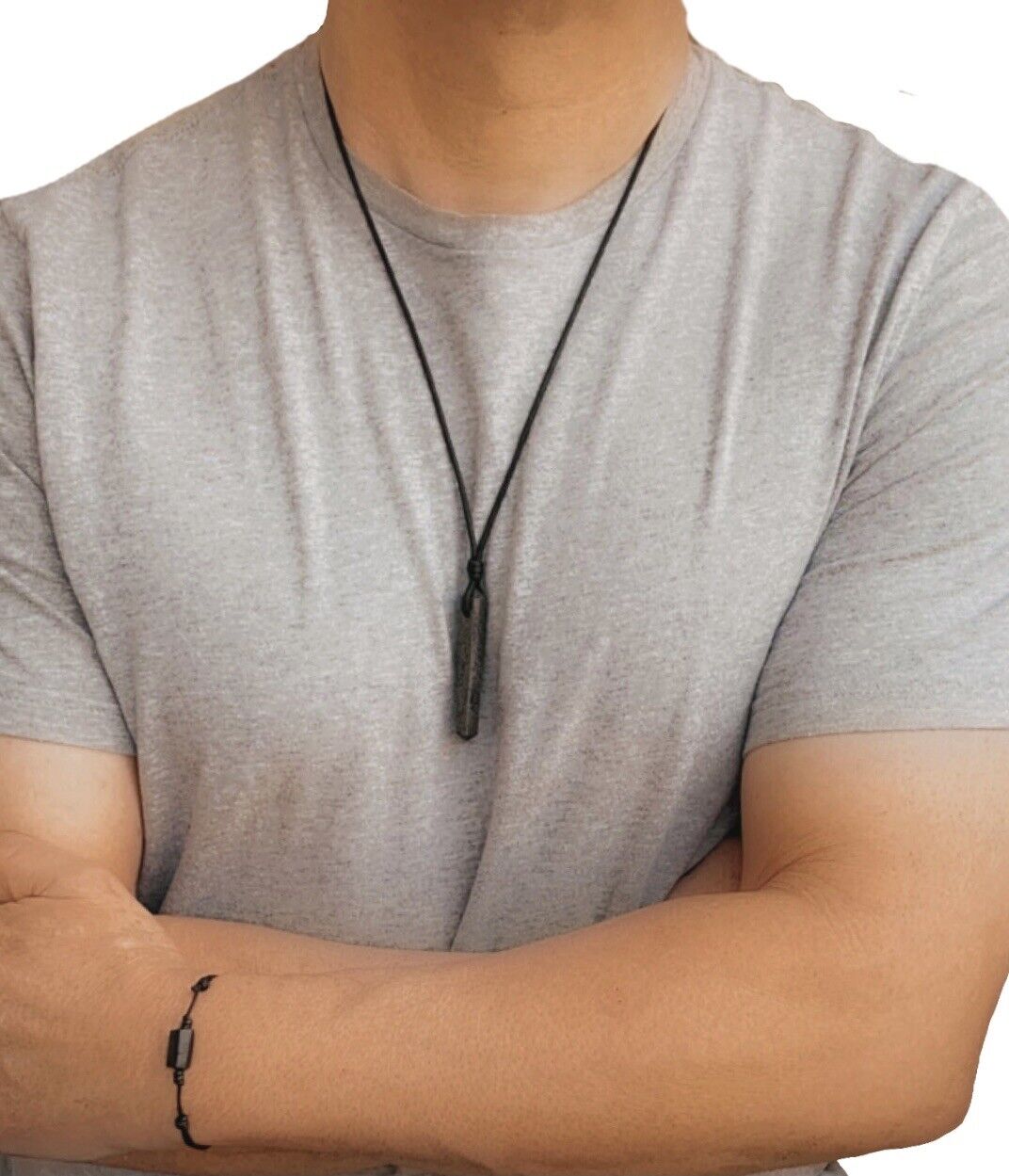 Hematite Point Pendant Necklace for Chakra Healing