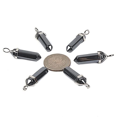 Hematite Hexagonal Reiki Chakra Pendant Necklace 20