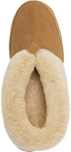 ACORN Men's Sheepskin Bootie Slipper - Walnut