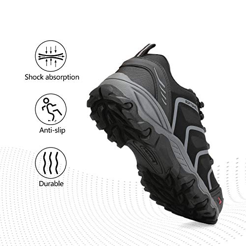 NORTIV 8 Men's Lightweight Waterproof Hiking Shoes