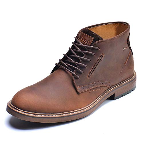 Men's Dark Brown Chukka Boots for Casual Wear