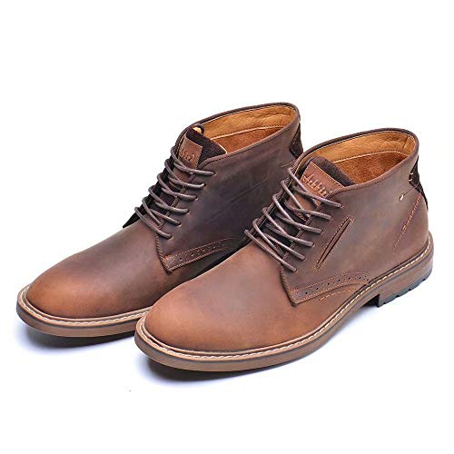 Men's Dark Brown Chukka Boots for Casual Wear