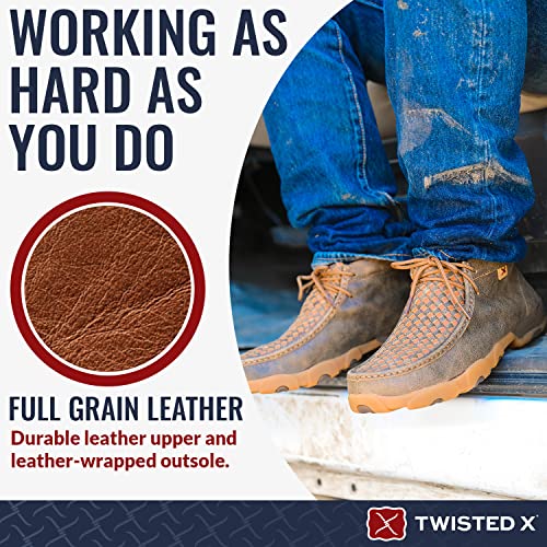 Twisted X Men's Chukka Driving Moc Boots, Tan