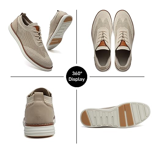 Men's Casual Dress Oxfords - Lightweight Breathable Sneakers