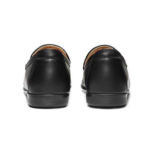 Bruno Marc Men's Black Slip-On Dress Loafers