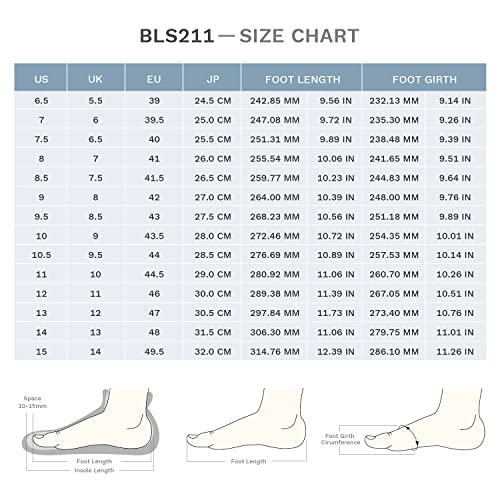 Bruno Marc Men’s Lightweight Slip-on Loafers, Black