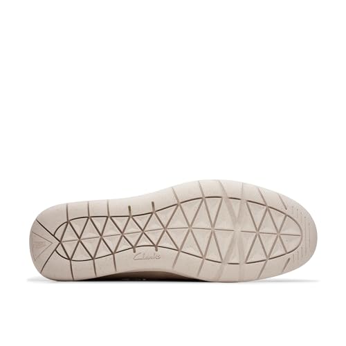 Clarks Men's Flexway Moccasin in Sand Suede