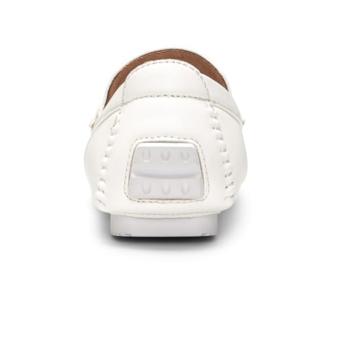 Bruno Marc Men's White Faux Leather Loafers