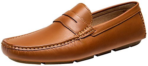 Jousen Men's Lightweight Slip-On Penny Loafers