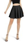 Urban CoCo Women's Black Flared Mini Skater Skirt