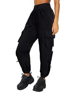 DLOODA Women's Lightweight Water-Resistant Cargo Pants