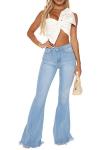 CutieLove Mid Rise Flare Bell Bottom Jeans
