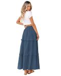 BTFBM Women's Elegant High Waist Summer Skirt