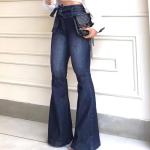 High Waisted Flare Bell Bottom Jeans for Women