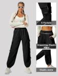 DLOODA Women's Lightweight Water-Resistant Cargo Pants