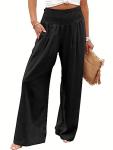 ANRABESS Women’s Wide Leg Linen Palazzo Pants