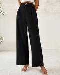 BTFBM Women High-Waisted Wide Leg Dress Pants