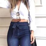 High Waisted Flare Bell Bottom Jeans for Women