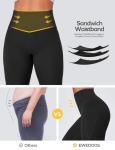 High-Waisted Compression Leggings with Pockets
