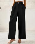 BTFBM Women High-Waisted Wide Leg Dress Pants