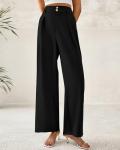 BTFBM Women High-Waisted Wide Leg Dress Pants