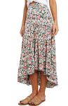 Bohemian Tie Dye A-Line Maxi Skirt for Women