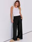 ANRABESS Women’s Wide Leg Linen Palazzo Pants