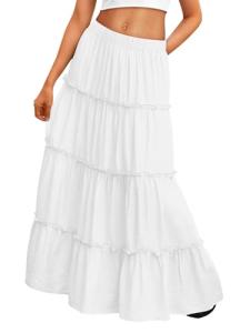 Chic Maxi Skirt for Summer Beach Outfits