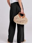 ANRABESS Women’s Wide Leg Linen Palazzo Pants