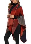 Epsion Women's Plus Size Color Block Cardigan