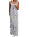 Ekouaer Women's Summer Floral Wide Leg Jumpsuit