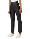 HUE Women's Black Pull-On Cigarette Pants, Medium