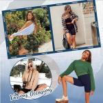 4 Pack High Waist Biker Shorts for Women