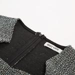 Elegant Cap Sleeve Plaid Pencil Dress for Work