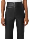 HUE Women's Black Pull-On Cigarette Pants, Medium