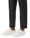 HUE Women's Black Pull-On Cigarette Pants, Medium