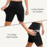 High Waisted Biker Shorts with Pockets - 2 Pack