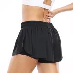 Butterfly Print 2-in-1 Athletic Women’s Shorts