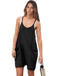 ANRABESS Women's Casual Summer Romper - Black