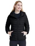 Wantdo Women's Lightweight Hooded Down Puffer Jacket