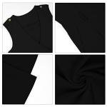 Pink Queen Sleeveless Deep V Neck Black Jumpsuit