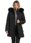 BINACL Women's Winter Puffer Jacket with Fur Hood